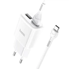 Адаптер мережний HOCO Type-C Cable Star round dual port charger set C88A | 2USB, 2.4A | 4756088