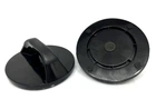 Упоры для отжиманий (поворотные) EasyFit Stand EF-1365 Черные 19 x 8 см