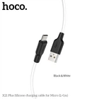 Кабель HOCO Micro USB Silicone X21 Plus | 1m, 2.4A |