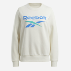 Світшот на флісі утеплений жіночий Reebok Identity Big Logo Fleece Crew 100205763 XL Молочний (1200143878422)