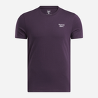 Футболка бавовняна чоловіча Reebok Identity Small Logo Tee 100206078 2XL Сливова (1200143880043)