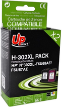 Tusz do drukarek UPrint F6U68AE do HP 20 ml Black (H-302XLB) - obraz 1