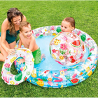 Детский надувной бассейн Intex 59460 NP круглый 122х25 см 150 л с кругом и мячом