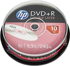 Диск HP DVD+R DL Double Layer 8.5 Гб 8X 10 шт (4710212138694)