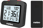 Настільний годинник-будильник Meteo Zp34 з системою Dcf і бездротовим датчиком для вимірювання зовнішньої температури (5907265019882) - зображення 1