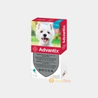 Капли от блох и клещей Bayer Advantix для собак от 4 кг до 10 кг (1 пипетка)