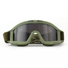 Маска балістична Revision Desert Locust Goggles олива