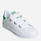 Tenisówki chłopięce na rzepy adidas Originals Stan Smith CF C FX7534 28 (10.5KUK) Białe (4064037458254) - obraz 3