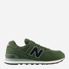 Чоловічі кросівки New Balance 574 U574 44 (10US) Темно-зелені (196941379838)