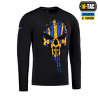 Тактическая M-Tac футболка Месник длинный рукав Black/Yellow/Blue XL - изображение 3