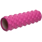 Ролер масажний циліндр (ролик мфр) 45см Grid Bubble Roller EVA (d-14см, Рожевий) (FI-6672-BUBBLE_Рожевий)