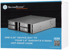 Kieszeń wewnętrzna SilverStone FS204B dla HDD/SSD SATA Black (SST-FS204B) - obraz 10