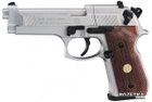 Пневматичний пістолет Umarex Beretta 92 FS Nickel/wood (419.00.03) - зображення 1