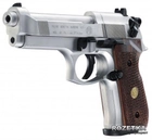 Пневматичний пістолет Umarex Beretta 92 FS Nickel/wood (419.00.03) - зображення 2