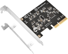 Карта розширення Silverstone SST-ECU07 PCI-Express 3 x4 - USB 3.2 (4710679814117) - зображення 5