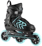 Rolki Nils Extreme Czarno-Turkusowe L 39-42 (5907695599244)