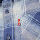 Підліткова сорочка в клітинку для хлопчика Levi's 9EG893-U85 16A 176 см Синя (3666643043773) - зображення 4