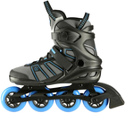 Rolki Nils Extreme Czarno-Niebieskie 38 (5907695597875) - obraz 4