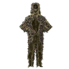 Маскировочный костюм Helikon-Tex Leaf Ghillie Set Camouflage Suit Woodland куртка + штаны мультикам размер