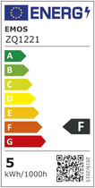 Лампа світлодіодна Emos Lighting 5W 4000K 220-240V E14 Нейтральний білий (8592920045527) - зображення 3