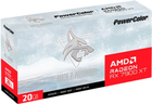 Karta graficzna Powercolor PCI-Ex Radeon RX 7900 XT Hellhound Spectral White 20GB GDDR6 (320bit) (2500/20000) (1 x HDMI, 3 x DisplayPort) (RX7900XT 20G-L/OC/WHITE) - obraz 8