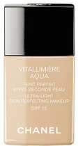 Тональна основа Chanel Vitalumiere Aqua Ultra Light Skin Perfecting Makeup SPF 15 B40 Beige Зволожувальна 30 мл (3145891708905)