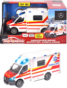 Машинка Majorette Ambulans Mercedes-Benz Sprinter Білий (3467452068120) - зображення 3