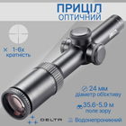 Оптичний приціл Delta DO Titanium HD 1-6x24 4A S DO-2436