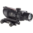 Оптический прицел Trijicon ACOG 4x32 BAC Dual Illuminated Red Chevron .223/5.56 BDC TA31F-100215 - изображение 5