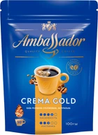 Кофе растворимый Ambassador Crema Gold Сублимированный 100 г (8721077550329)