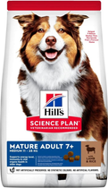 Сухий корм для зрілих собак від 7 років Hill's Science Plan Mature Adult 7 + Medium Breed з ягнятком і рисом 2.5 кг (0052742025278)