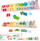 Zabawka edukacyjna Classic World Montessori Learning to Count and Colors 66 elementów (6927049054556) - obraz 3