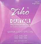 Струны Ziko DP-012 Phosphor Bronze 12-53 Light