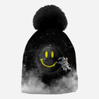 Czapka beany damska Mr. Gugu & Miss Go Space Smile WB21BL M Czarna (5903845386542) - obraz 3