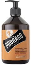 Шампунь Proraso Wood & Spice для бороди 500 мл (8004395006274) - зображення 1