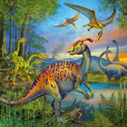 Puzzle Ravensburger Fascynacja Dinozaurami 3 x 49 elementów (4005556093175) - obraz 3