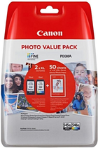 Набір картриджів Canon PG-545XL/CL-546XL/GP-501 Value Pack 13 + 15 мл Black/Color (8286B011) - зображення 1