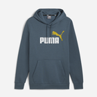 Bluza męska z kapturem Puma ESS+ 2 Col Big Logo Hoodie FL 58676418 S Granatowa (4067981446506) - obraz 6