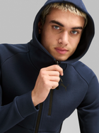 Спортивна кофта чоловіча Puma Tech FZ Hoodie 62438514 M Темно-синя (4067981326013) - зображення 5