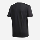 T-shirt młodzieżowy chłopięcy sportowy adidas Linear EI7967 152 cm Czarny (4060512710664) - obraz 2