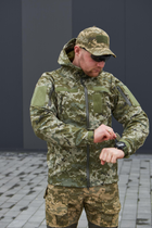 Мужская Куртка Soft Shell пиксель Military M - изображение 4