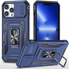 Ударопрочный чехол Camshield Army Ring для Apple iPhone 13 Pro Синий / Navy