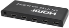 Розгалужувач Qoltec Splitter 4 x HDMI 4K x 2K активний (5901878517995) - зображення 2