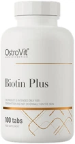 Витаминно-минеральный комплекс OstroVit Biotin Plus 100 таблеток (5903246225075)