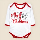 Боди Dexter’s праздничный my first christmas 86 см белый (1313062771)