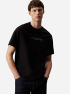 Koszulka męska bawełniana Calvin Klein K10K113105-BEH 2XL Czarna (8720109906769) - obraz 1