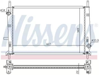Радіатор охолодження двигуна FORD MONDEO, NISSENS (62104)