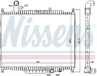 Радіатор охолодження двигуна LAND ROVER, NISSENS (64332)