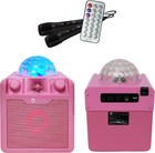 Портативна колонка N-Gear Bluetooth з двома мікрофонами DiscoBlock 410P Pink (8719327187586) - зображення 3