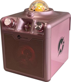 Portatywny głośnik N-Gear Bluetooth z dwoma mikrofonami DiscoStar 710SP Space Pink (8720589823129) - obraz 3